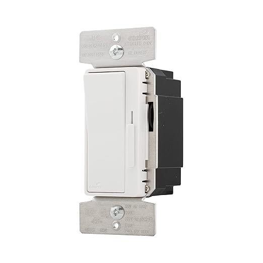 Eaton Controls DF10P-C1 Decorator 0-10V Dimmer 120/277V with Color Change Kit, Almond, White, Ivory