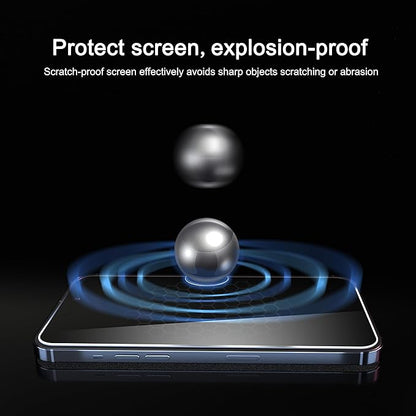 Ailun Privacy Screen Protector for iPhone 16 Plus/ 15 Plus/ 15 Pro Max 6.7 Inch 3 Pack Tempered Glass Anti Spy Private