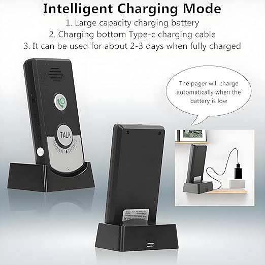 2-Way Wireless Intercom Doorbell System 1000m (3280ft) Super Long Range Intercom System Indoor Outdoor for House Office Room to Room Communication