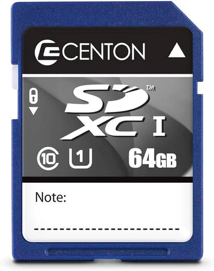 Centon Electronics MP Essential SDHC Card, Ultimate Memory Card for Phones, Tablets, Cameras, and More, 64GB
