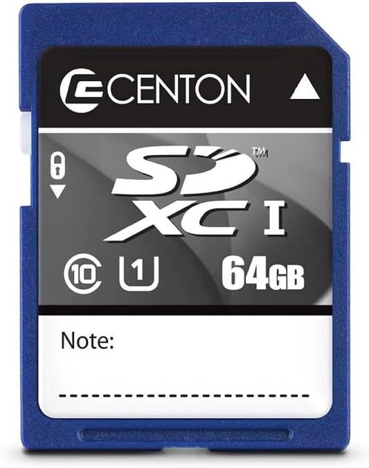 Centon Electronics MP Essential SDHC Card, Ultimate Memory Card for Phones, Tablets, Cameras, and More, 64GB