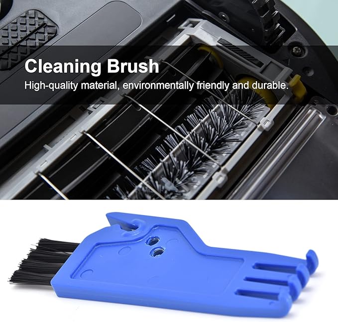 Brush, ABS Dust Brush Fit for Vacuum Cleaner Sweeping Robot Handheld Vacuum Cleaner Parts(Blue)