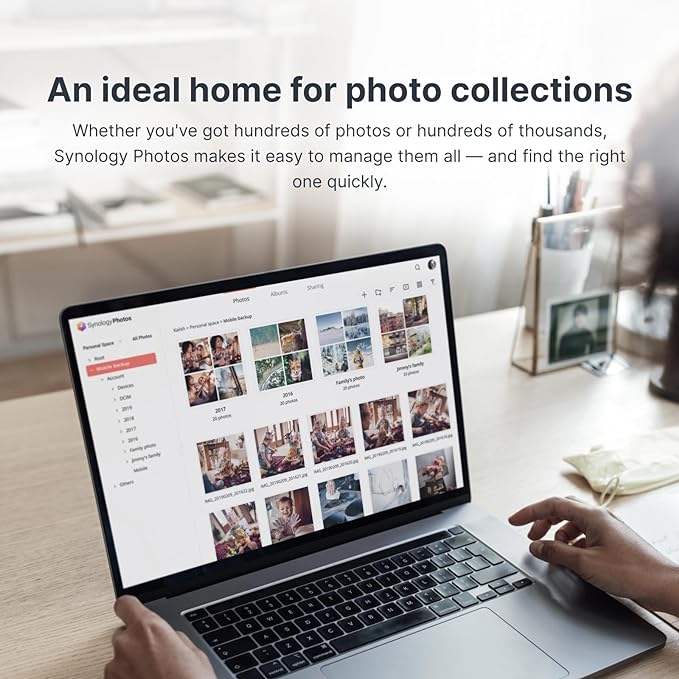 Synology DS124 Personal Backup & File Hub - Protect Photos, Secure Home Surveillance (1-Bay Diskless NAS)