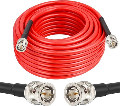 XRDS -RF 12G SDI Cable 50FT, Supports HD/3G/6G/12G SDI, 4K UHD, Ideal for Video Production & Surveillance Systems