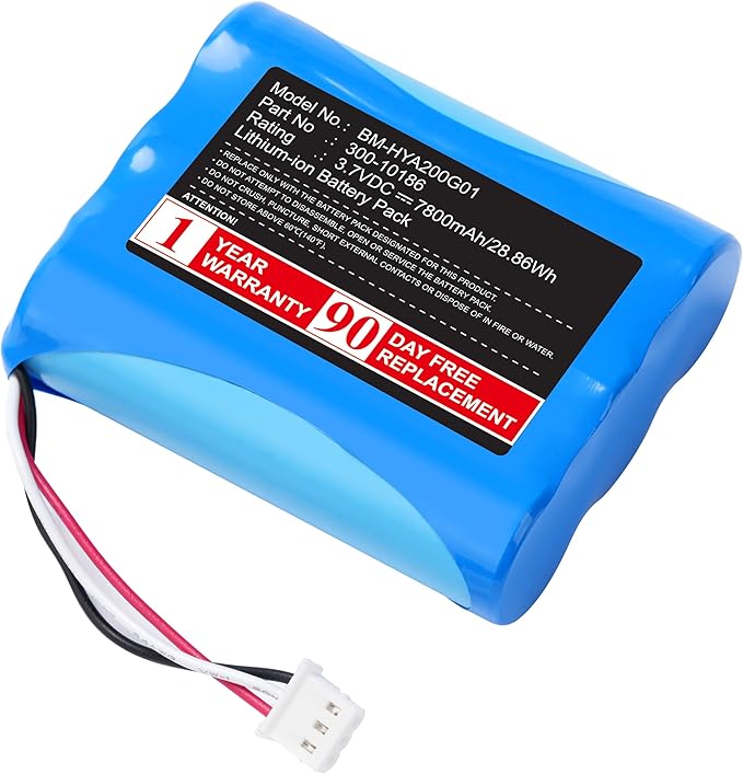 300-10186 Battery Replacement for ADT Command Smart Security Panel ADT7AIO-1 ADT5AIO-1 ADT5AIO-2 ADT5AIO-3, Honeywel Pro 7 ADT 2X16 AIO Home Security System Keypad ADT2X16AIO-1 ADT2X16AIO-2