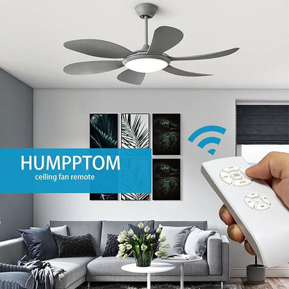 Ceiling Fan Remote Control Kit, Universal Small Size Receiver Fit for Hampton Bay Harbor Breeze Hunter Dimmable DIMMER-2 Pack