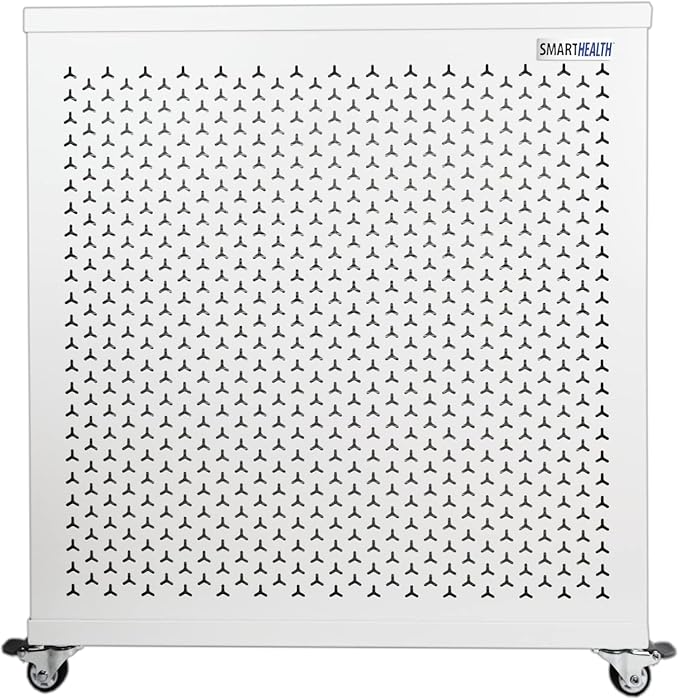 Smart Air (aka Smart Health) Blast Mini Mk II Air Purifier for Large Rooms up to 3,075 sq ft / 30 mins, 36-49 dBA, CARB Certified, True H13 HEPA Filter for Dust, Allergens, Pet Hair