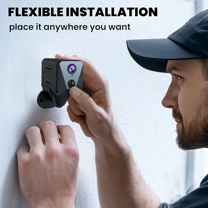 Hidden Camera | Spy camera, Improved 2K WiFi Mini Camera, Real-Time View,100 Days Battery Life, Cloud & SD Storage, Clear Night Vision, AI Motion Detection, Security Wireless Camera Nanny Cam