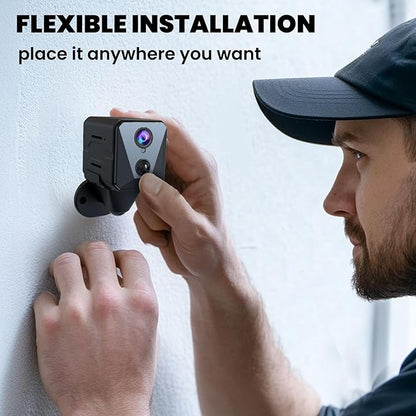 Hidden Camera | Spy camera, Improved 2K WiFi Mini Camera, Real-Time View,100 Days Battery Life, Cloud & SD Storage, Clear Night Vision, AI Motion Detection, Security Wireless Camera Nanny Cam
