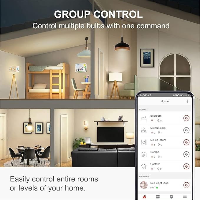 Sengled Smart Bulb, WiFi Light Bulbs, Dimmable Alexa Light Bulb, Smart Light Bulbs that Work with Alexa & Google Home, A19 Soft White (2700K) No Hub Required, 800LM 60W Equivalent High CRI>90, 1 Pack