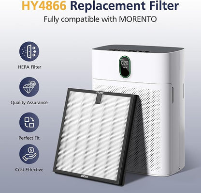 HY4866 Replacement Filters for MORENTO HY4866, WESTHEY HY4866 Air Purifier