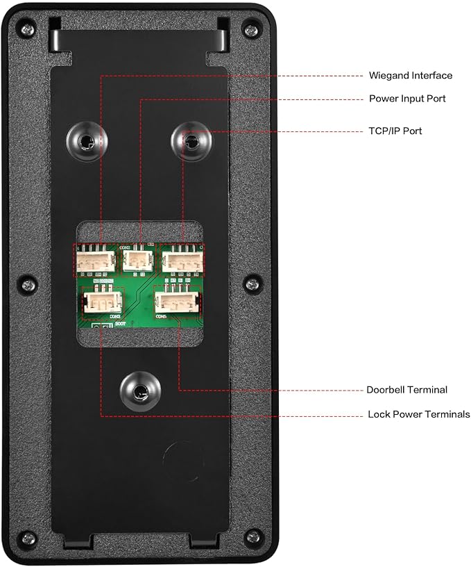 Biometric Access Control System with Fingerprint, Keypad, RFID, Infrared Exit Button, 1200lb Magnetic Lock, LCD Display, USB Download, Attendance Tracking, Timed Unlock,for Office, Store, Home