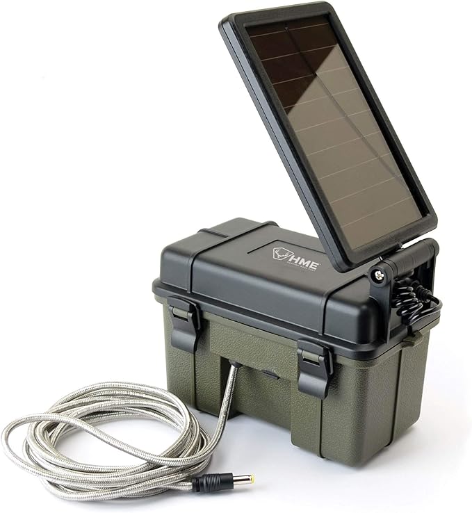 HME Trail Camera 12V / Solar Auxiliary Power Pack, 3-Pack (3 Items)