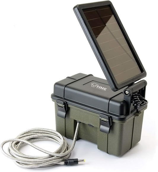 HME Trail Camera 12V / Solar Auxiliary Power Pack, 3-Pack (3 Items)