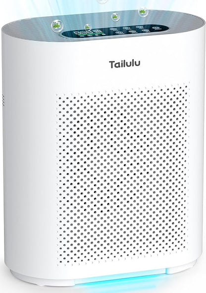 Air Purifiers for Home up to 2200 Ft² Large Room, H14 Hepa Air Purifier with PM2.5 Air Quality Monitor Display, Air Cleaner Filter Smoke, Pet Dander, Dust, Odor, Pollen for Office, Bedroom, Allergies