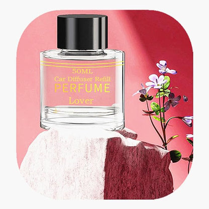 Smart Car Air Fresheners Refill 50ML Made with Natural Plant Extracts Compatible with Various Car Diffuser Refill Universal Perfume Available for 3-5 Months (Lover)
