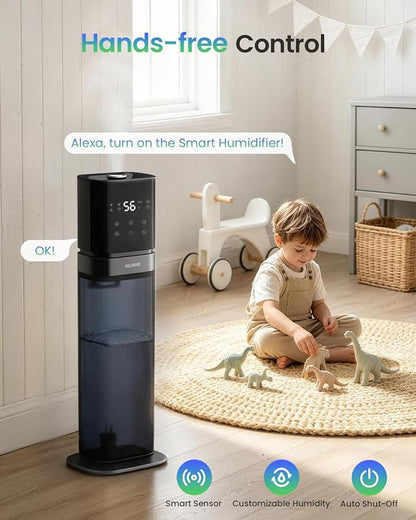 Humidifiers for Bedroom 2.1Gal/8L, Smart Humidifier for Large Room