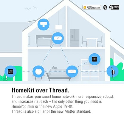 Eve Room - Indoor air Quality Sensor to Monitor air Quality (VOC), Temperature & Humidity, Apple HomeKit Technology, Bluetooth and Thread