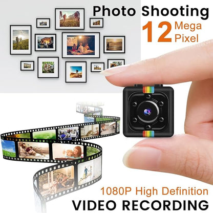 Mini Camera, 1080P No WiFi Small Security Camera, Spy Camera