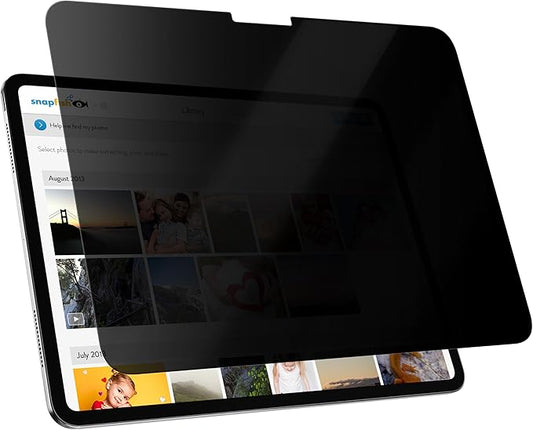 Peslv Privacy Screen Protector for iPad Pro 13 Inch M4/M5 [2024/2025 7/8th Gen], Anti Glare Blue Light Spy Filter Private Cover, High Sensitive Bubble-Free Easy Install Black Security Screen