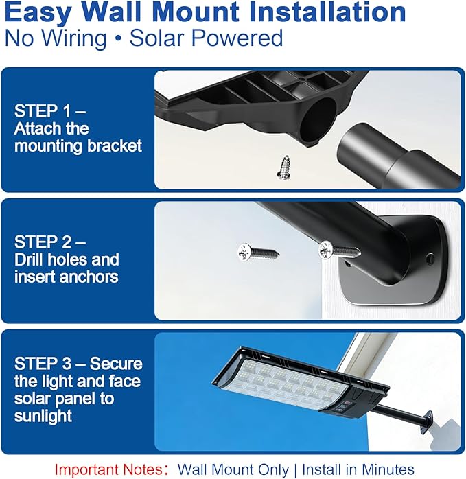 Solar Street Lights Outdoor, 4-Pack 45000LM, Dusk to Dawn Motion Sensor Light with Remote, 7500K LED Solar Flood Light, IP67 Waterproof Wall Mount Security Light for Yard, Garage, Driveway
