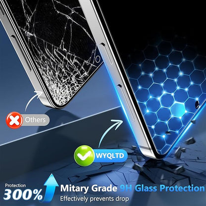 2 Pack for Samsung Galaxy S25 Plus Privacy Screen Protector Tempered Glass, Fingerprint Unlocking, 25° Anti Spy, Full Coverage, Case Friendly, Easy Installation, Compatible with Galaxy S25+