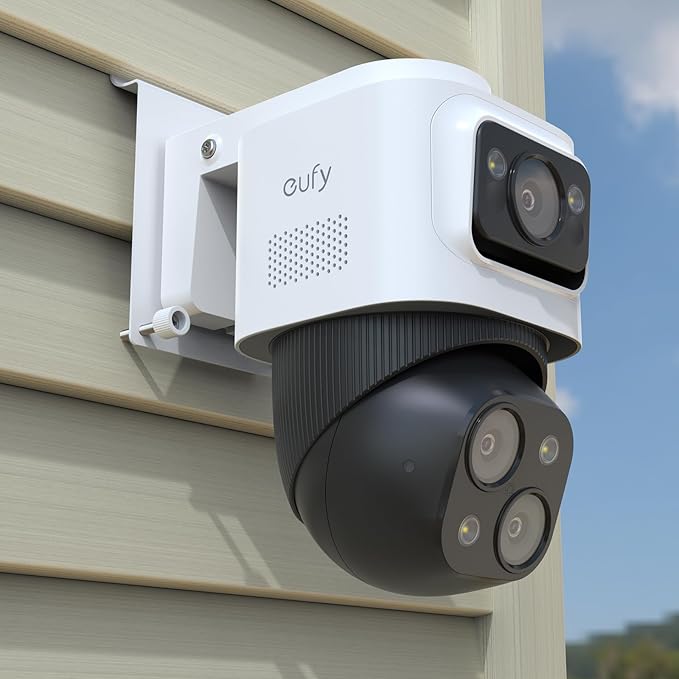 Vinyl Siding Mount Compatible with eufy PoE NVR Security System S4 Max and eufy PoE Bullet-PTZ Cam S4 Camera Mounting Bracket Accessories (Not Compatible with eufyCam S4) (White )