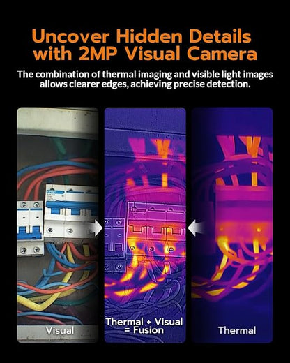 TT27D Dual-Lens WiFi Thermal Camera, 640x480 UIRA-IR Resolution