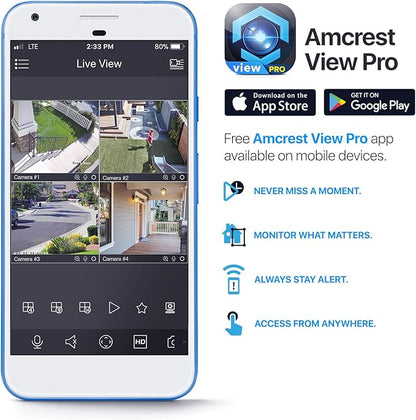 Amcrest 4MP Outdoor PTZ POE+ 802.3at AI IP Camera Pan Tilt Zoom (Optical 25x Motorized), Face Detection, High Speed Auto Tracking, Video MetaData Monitoring, 492ft IR Night Vision, IP4M-1093EW-AI