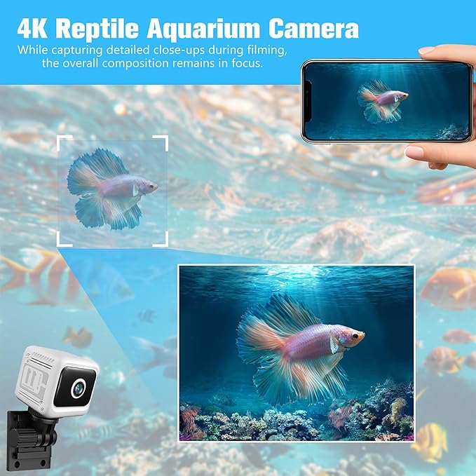 Spy Camera Hidden Camera, 4K Mini Cameras with Motion Detection, for Nanny Cam Wireless Surveillance for Indoor Home and Office White