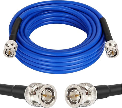 XRDS -RF 12G SDI Cable 20FT, SDI Video Cables 3G/6G/12G 75ohm BNC Male Cable Supports HD-SDI/3G/6G-SDI/4K/8K for Video Security Camera Converter