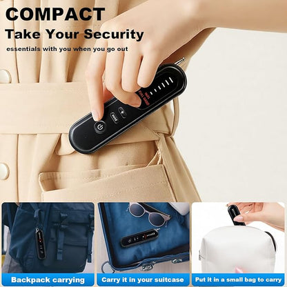 Hidden Camera Detector Hidden Bug and Camera Detector GPS Detector, Hidden Device Detector for Travel,Hotels,Home,Office,6 Levels Sensitivity