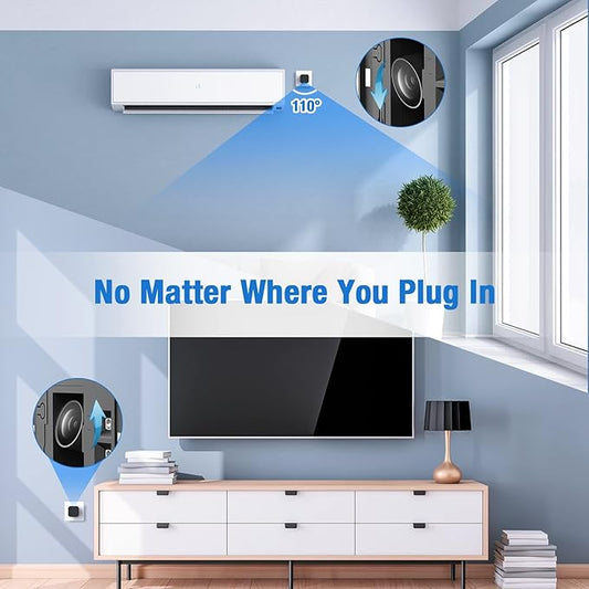 LIZVIE Phone Charger Camera - USB-C Port WiFi Smart Charger Camera - Motion Detection/170° Wide-Angle/SD Storage for Indoor Home/Office/Pets Safe.