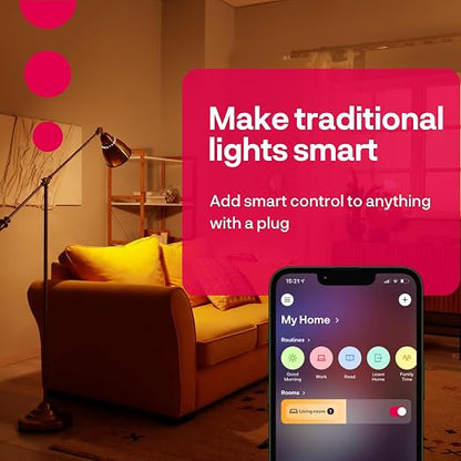 Innr Zigbee Smart Plug, Works with Philips Hue*, Alexa and SmartThings | Zigbee Repeater, Energy Monitoring, 1-Pack