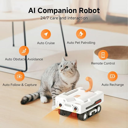 A3 AI Pet Companion Robot Pet Robot Camera Automatic Pet Tracking