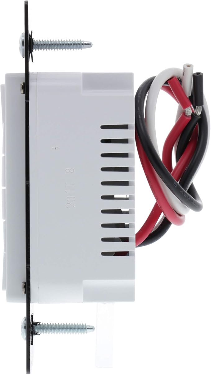 Legrand Radiant Digital Countdown Timer Rocker Light Switch, For Home Lighting Control, with Locator & Time Indicator, 60/40/20/10 Minute Settings, RT2WCCV4, White, 1 Count