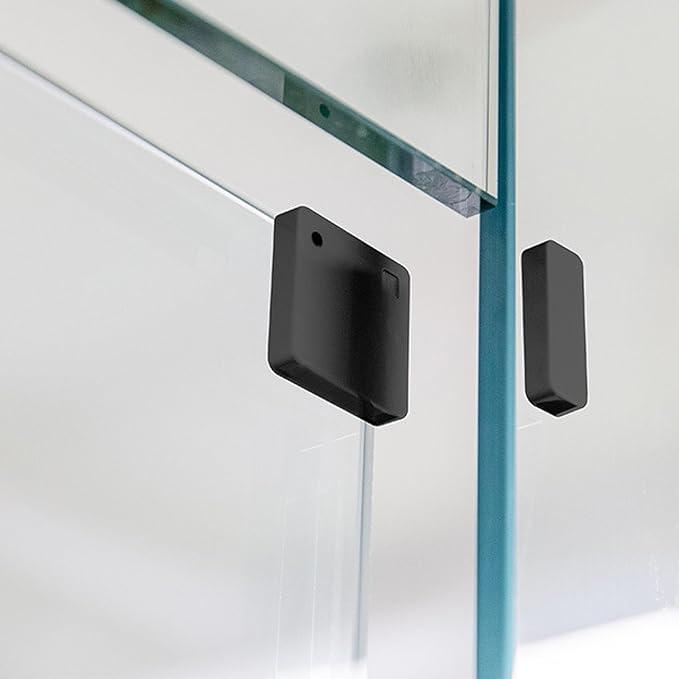 Shelly Blu Door/Window Black | Bluetooth Operated Sensor | Home Automation | iOS Android App | Alexa & Google Home Compatibility | Lux and Tilt Angle Measurement | Set Custom Activation Scenes