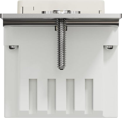 Square D by Schneider Electric X-Series Z-Wave Plus 3 Way Rocker Smart Light Switch, Single Pole Connected Light Switch, 1 Gang, 15 Amp, Matte Light Almond (SQR14102LAZ)