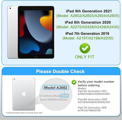Matte Privacy Screen Protector for iPad 9th Generation 10.2 Inch 2022, Anti Spy Private Filter for iPad 8th/7th Gen 10.2", High Sensitive Bubble-Free Easy Install Black Security Screen, 1 Pack