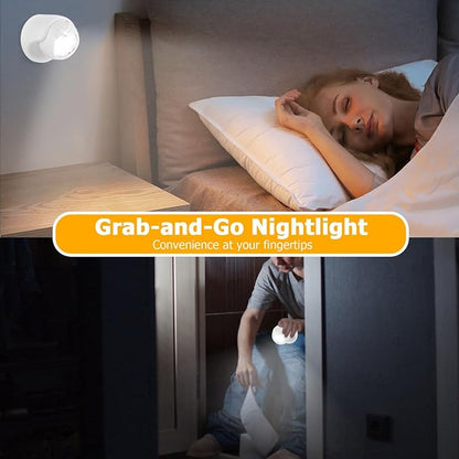 Motion Sensor Outdoor Lights - Outdoor Motion Sensor Light Battery Operated Wireless Spotlight Motion Detector Security Light Auto On Off for Porch Stair Hallway Garage Wall Shed (1 Pack)