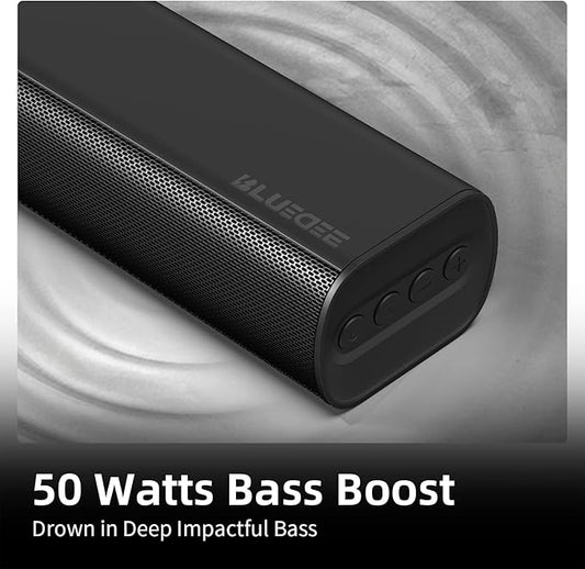 Sound Bars for TV 16-inch, Cinematic TV Sound Bar with Impactful Bass, Bluetooth Soundbar for TV with Remote Control, Wall Mountable TV Speakers Sound Bar Work with Traditional or Smart TV