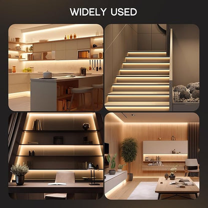 LED Strip Lights Neutral White 4000K,32.8ft 110-120V Neon Rope Lights,Flexible Silicone Outdoor Waterproof Neon Strip Lights for Bedroom,Mirror,Kitchen Cabinet, Living Room,Halloween Decor