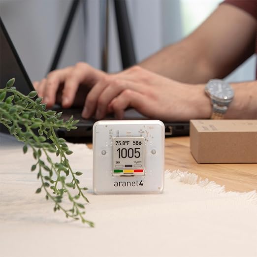 Indoor Air Quality & Radiation Detector Bundle: Aranet4 CO2 + Radiation Sensor