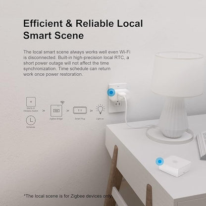 SONOFF Zigbee Bridge Pro Hub, ZigBee 3.0 Smart Gateway, APP Control and Multi-Device Management, Compatible with SONOFF Zigbee Devices