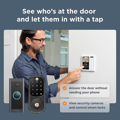 Brilliant Smart Home Control (Plug-In Panel) — Alexa Built-In & Compatible with Ring, Sonos, Hue, Google Nest, Wemo, SmartThings, Apple HomeKit — In-Wall Touchscreen Control for Lights, Music, & More