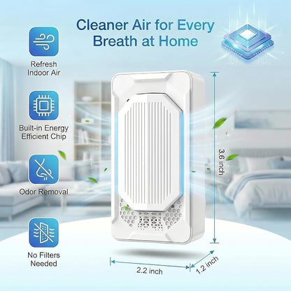 Air Purifier 4PCS Air Ionizers Plug in Air Fresheners for Home Pet Odor Eliminator Room Freshener Odor Absorber for Office