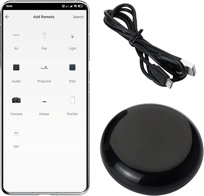 2022 WiFi All in One Control Hub,Remote Blaster,Universal Infrared Gateway,for Smart Life/Tuya Smart UFO Shape Remoter for TV,STB,Fan,DVD AC Alexa Google Home Compatible No Hub Required