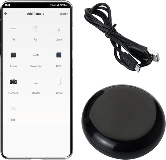 2022 WiFi All in One Control Hub,Remote Blaster,Universal Infrared Gateway,for Smart Life/Tuya Smart UFO Shape Remoter for TV,STB,Fan,DVD AC Alexa Google Home Compatible No Hub Required