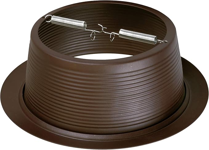 NICOR Lighting 6 inch Oil-Rubbed Bronze Recessed Baffle Trim, Fits 6 inch Housings (17510OB-OB)