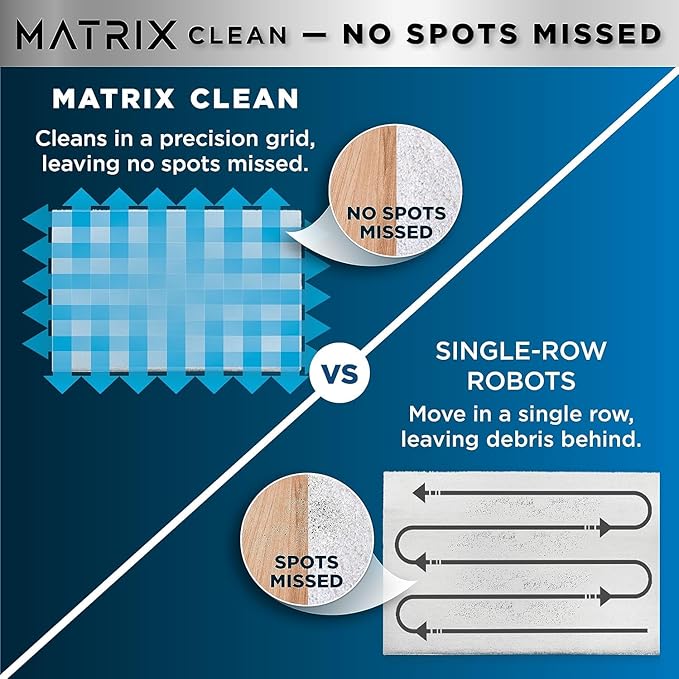 SHARK Shark RV2410WD IQ 2-in-1 Robot Vacuum & Mop with Matrix Clean & Sonic Mopping, Perfect for Pet Hair, Carpets, Hard Floors, Compatible with Alexa, Black/Gold, No Self-Empty Base (Renewed)